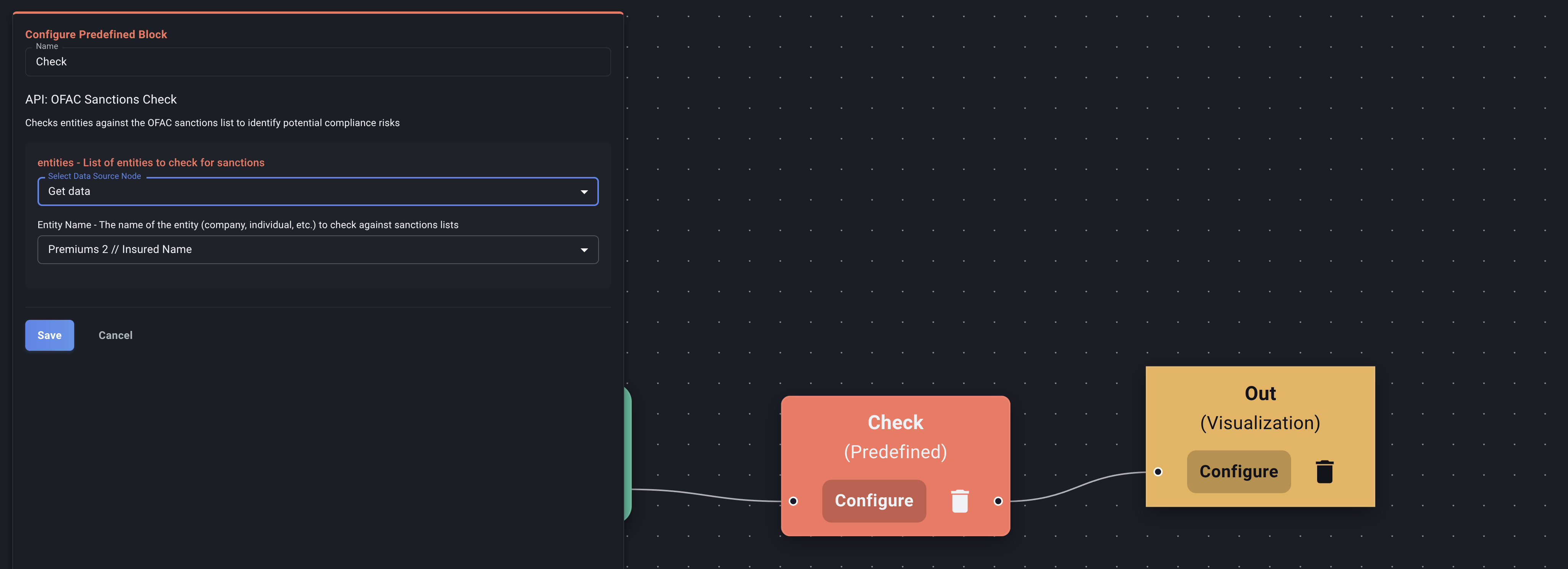 Configure Predefined