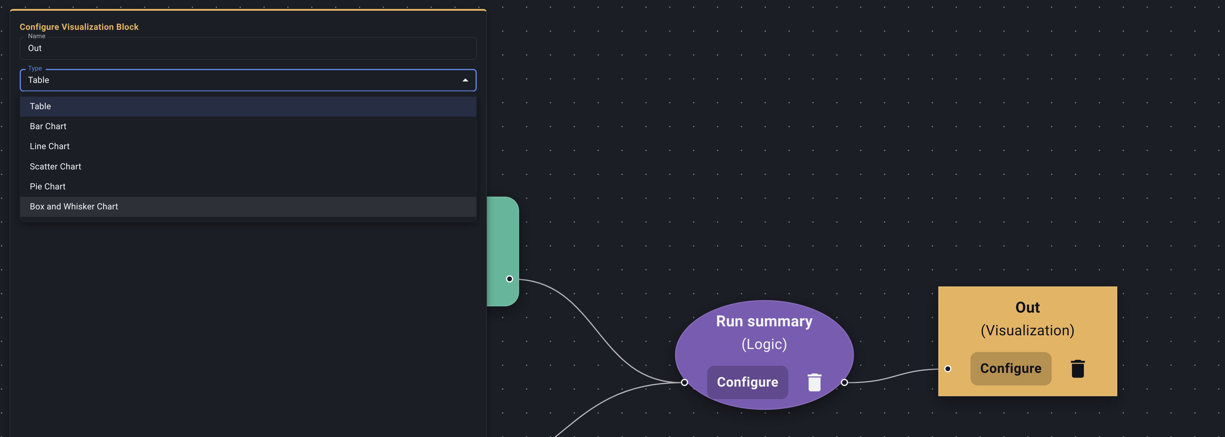 Configure Visualization